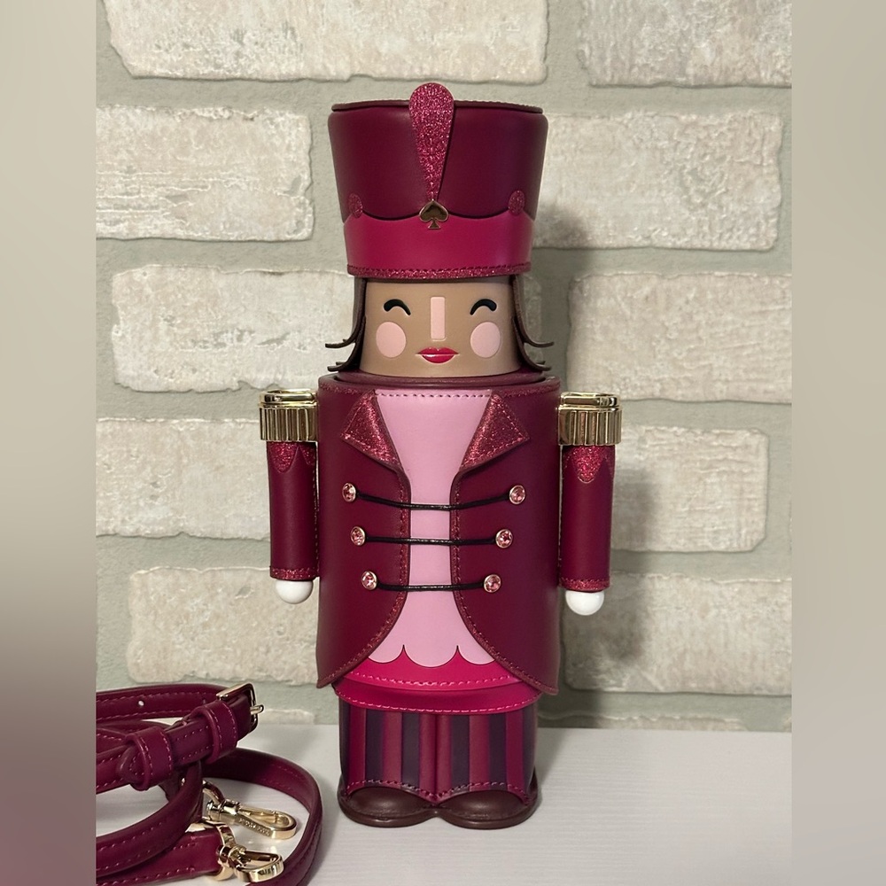 Kate Spade Purse Oh What Fun 3D Nutcracker Crossbody Bag Christmas